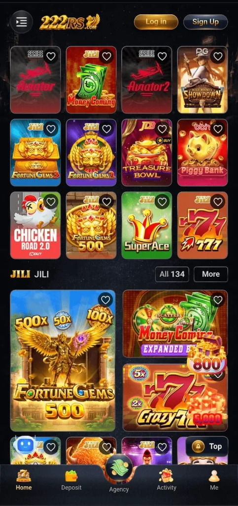 222rs top games
